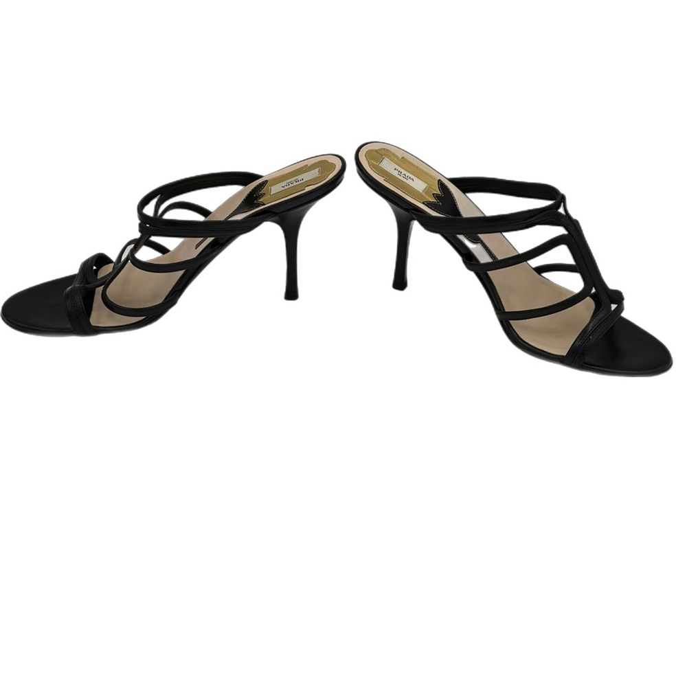 Prada Strappy Slide Heels – Size 39.5 EU - Picture 2 of 3